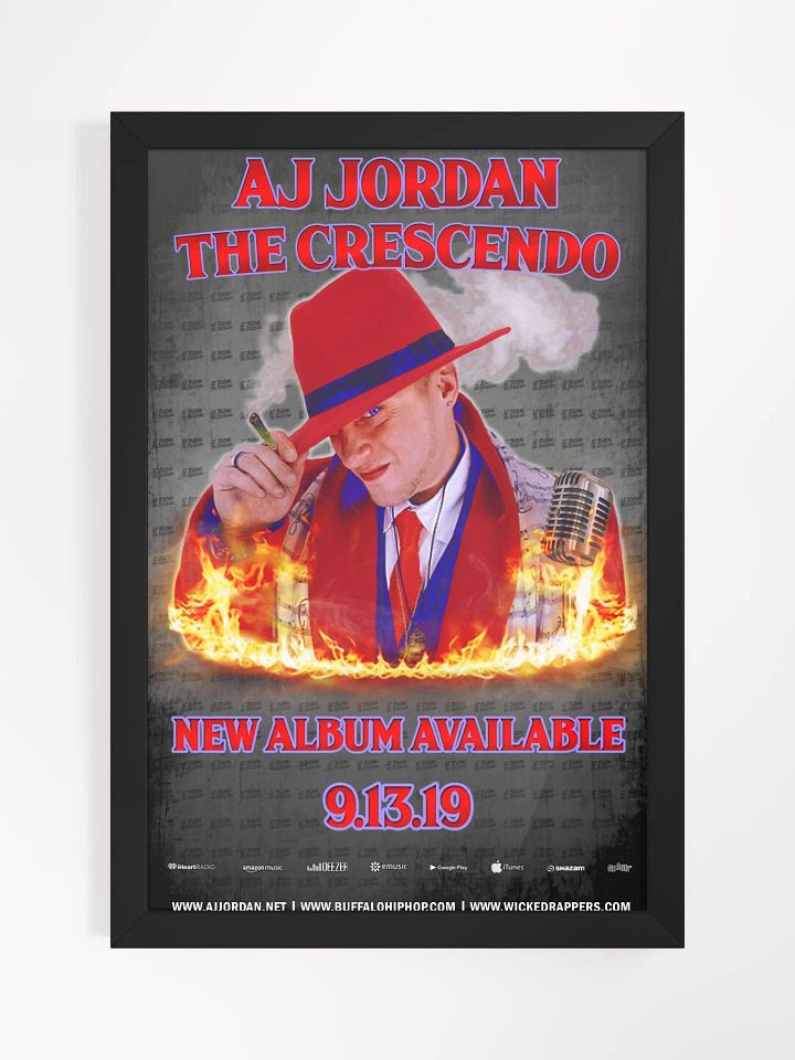 AJ Jordan The Crescendo LP (Chapter 1) Large Framed Poster product image (2)