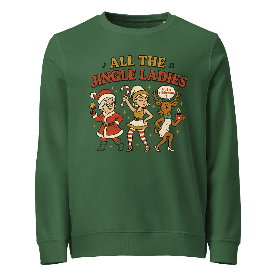 Jingle Ladies Organic Sweatshirt product image (2)