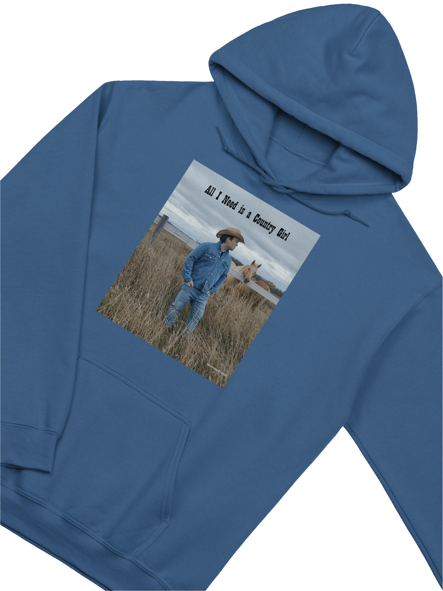 All I Need is a Country Girl Horse and Field Hoodie product image (15)