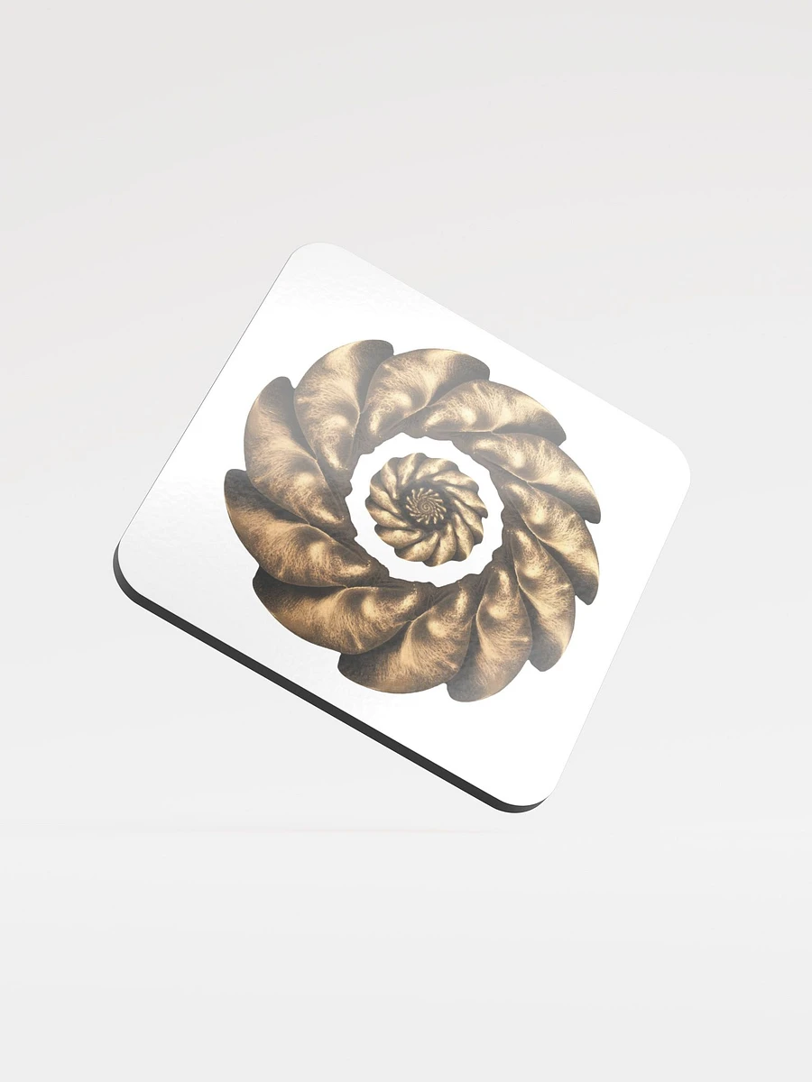 Golden Spiral Cork Coaster Set product image (2)