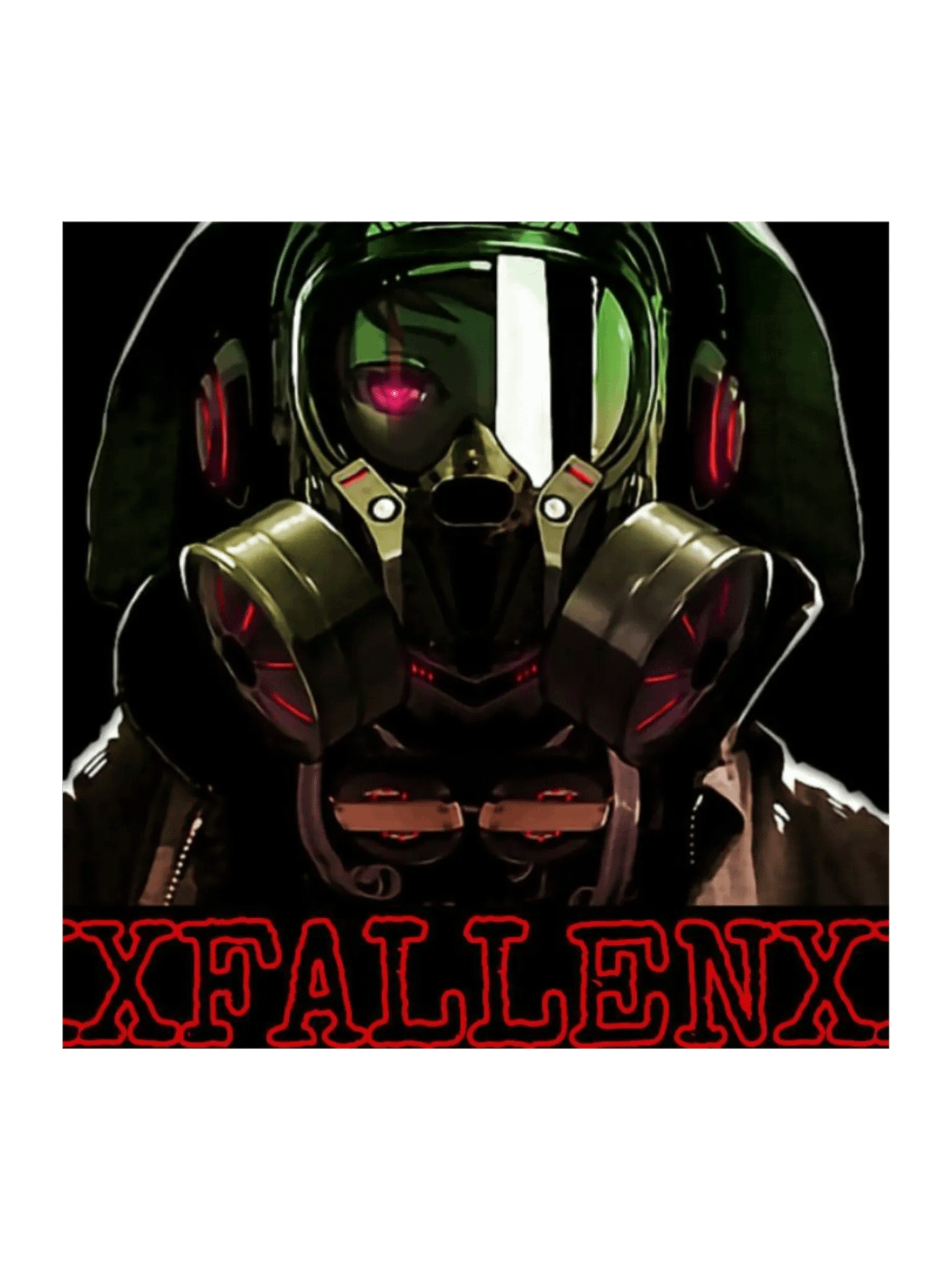XFALLENX Futuristic Helmet Kiss Cut Stickers product image (1)