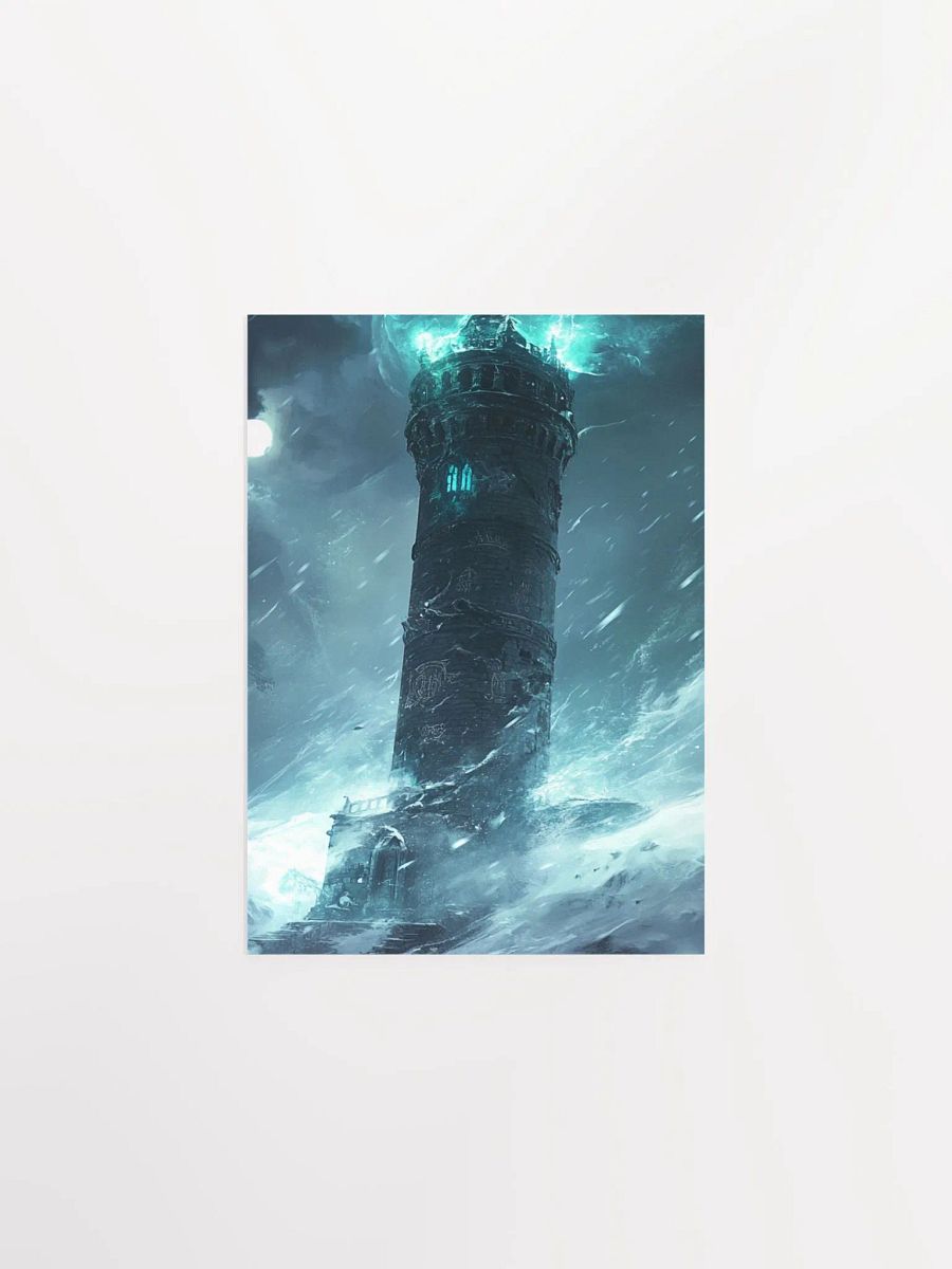 Sorcerer's Tower in a Blizzard Poster product image (2)