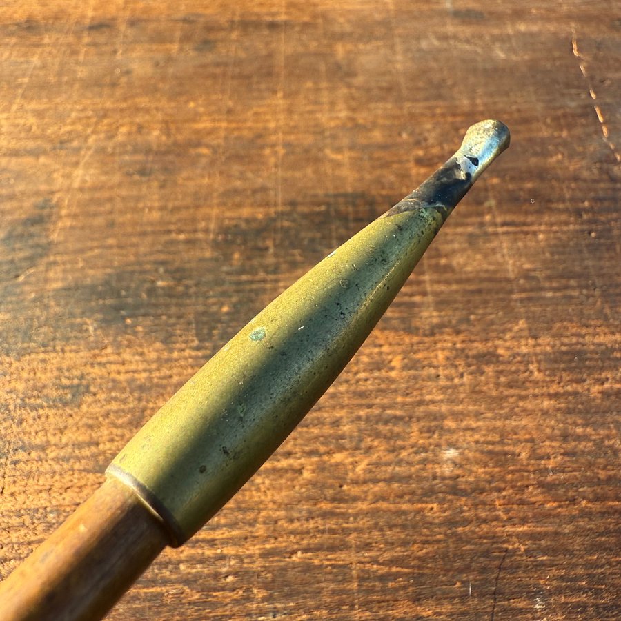 🎎 Japanese Kiseru Smoking Pipe – Early Showa Era with Burned Bowl and Bonus Bowl Head – Japan Antique Roadshow product image (4)