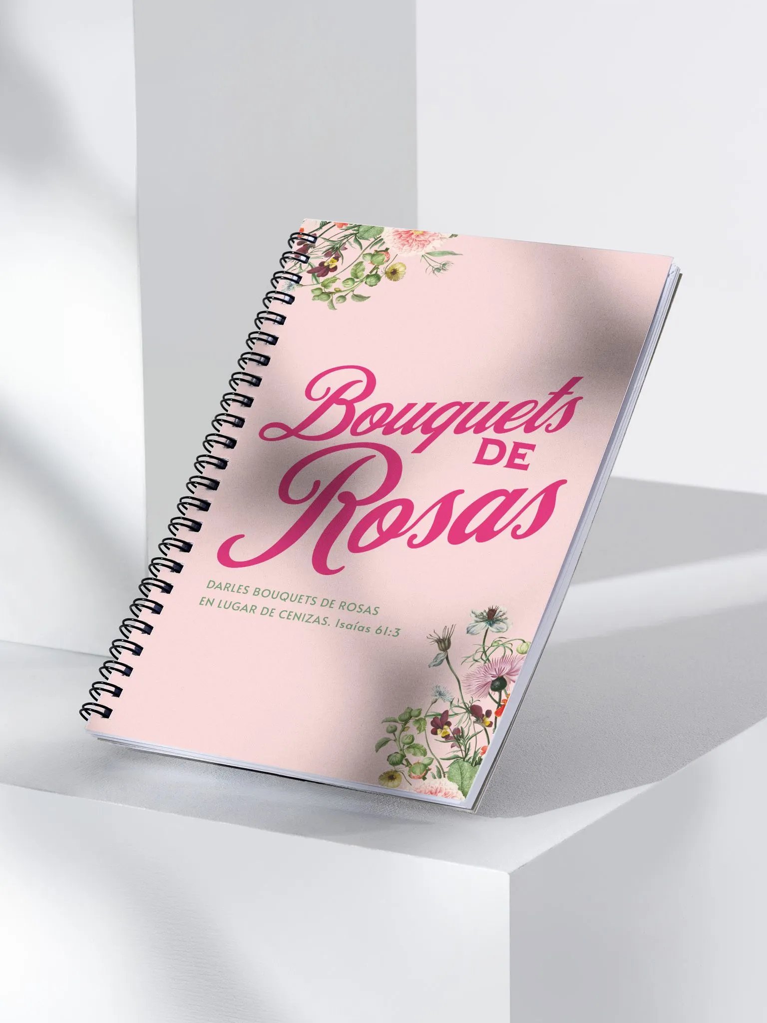 Bouquets de Rosas Spiral Notebook product image (3)