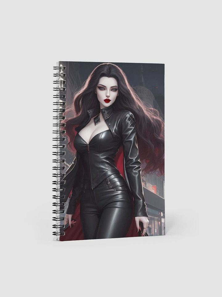 City Vampire Woman Spiral Notebook product image (1)