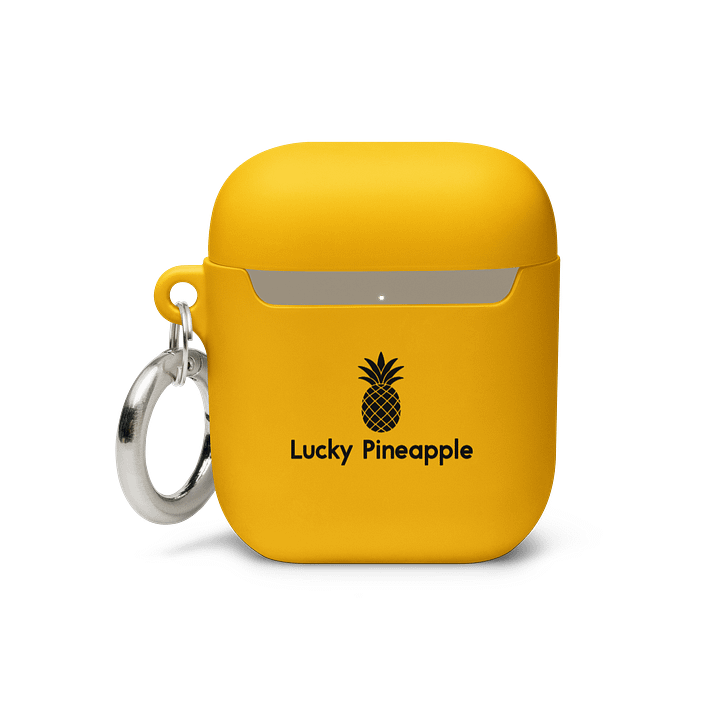 Lucky Pineapple Films Logo Yellow AirPods® Case product image (2)
