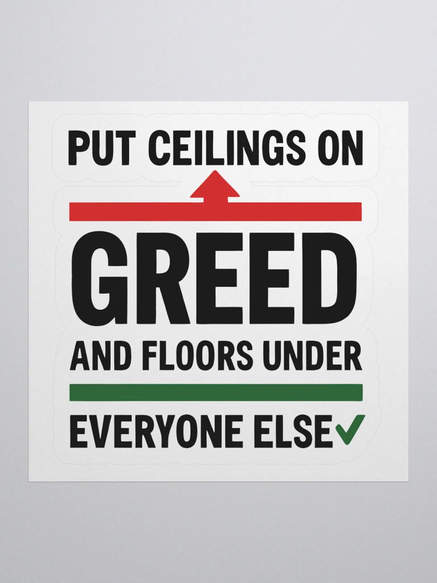 Greed Limitation Sticker Set product image (1)
