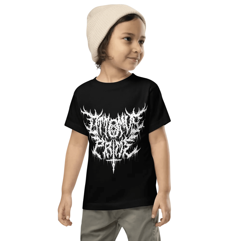 Toddler T-Shirt - Metal Logo (White) product image (9)