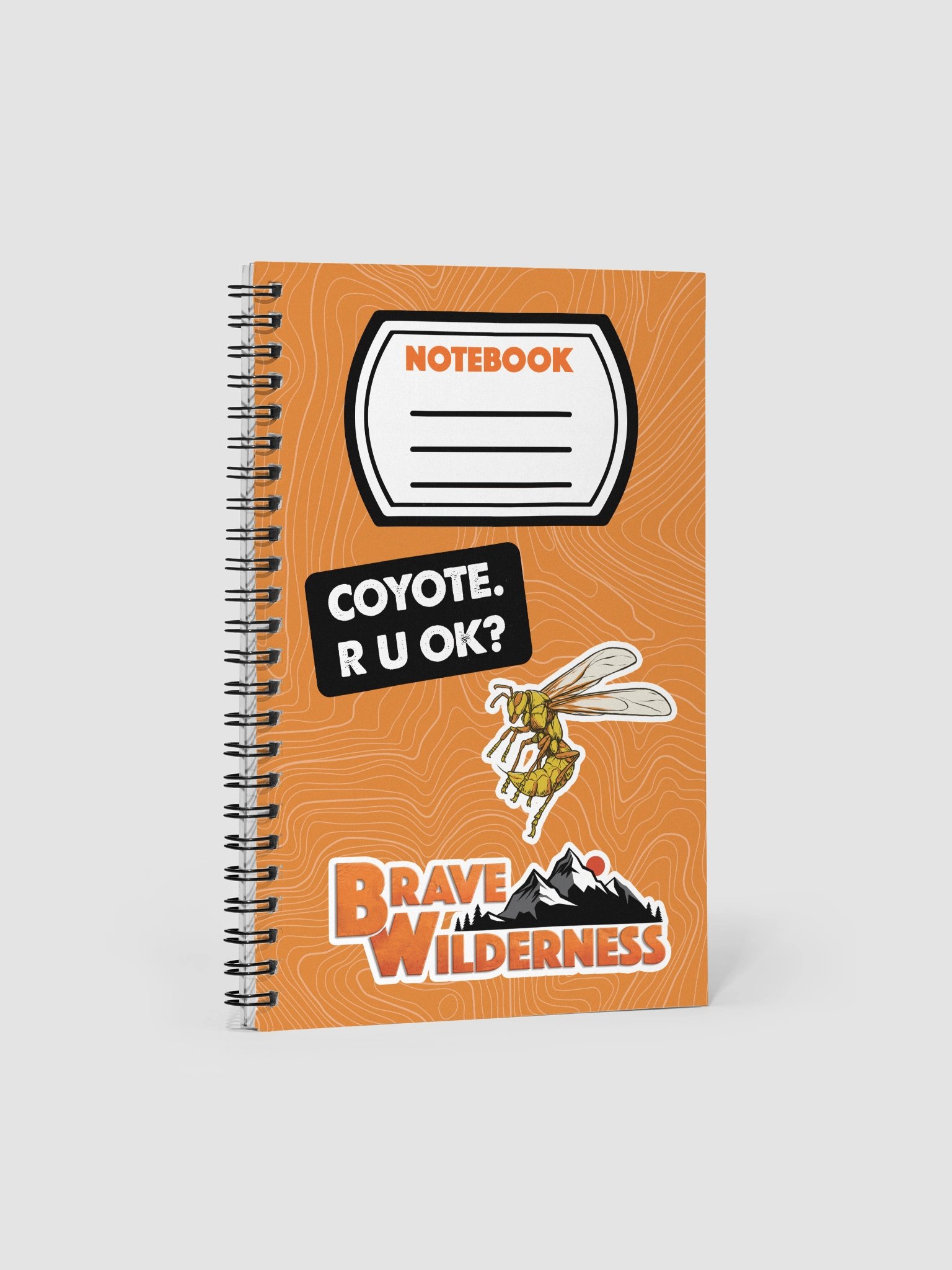 Brave Wilderness Notebook - Topographical product image (1)