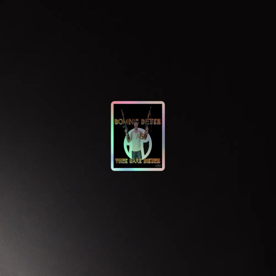 Dominic Dieter As Thee Dare Dieter 04 - Kiss-Cut Holographic Sticker product image (2)