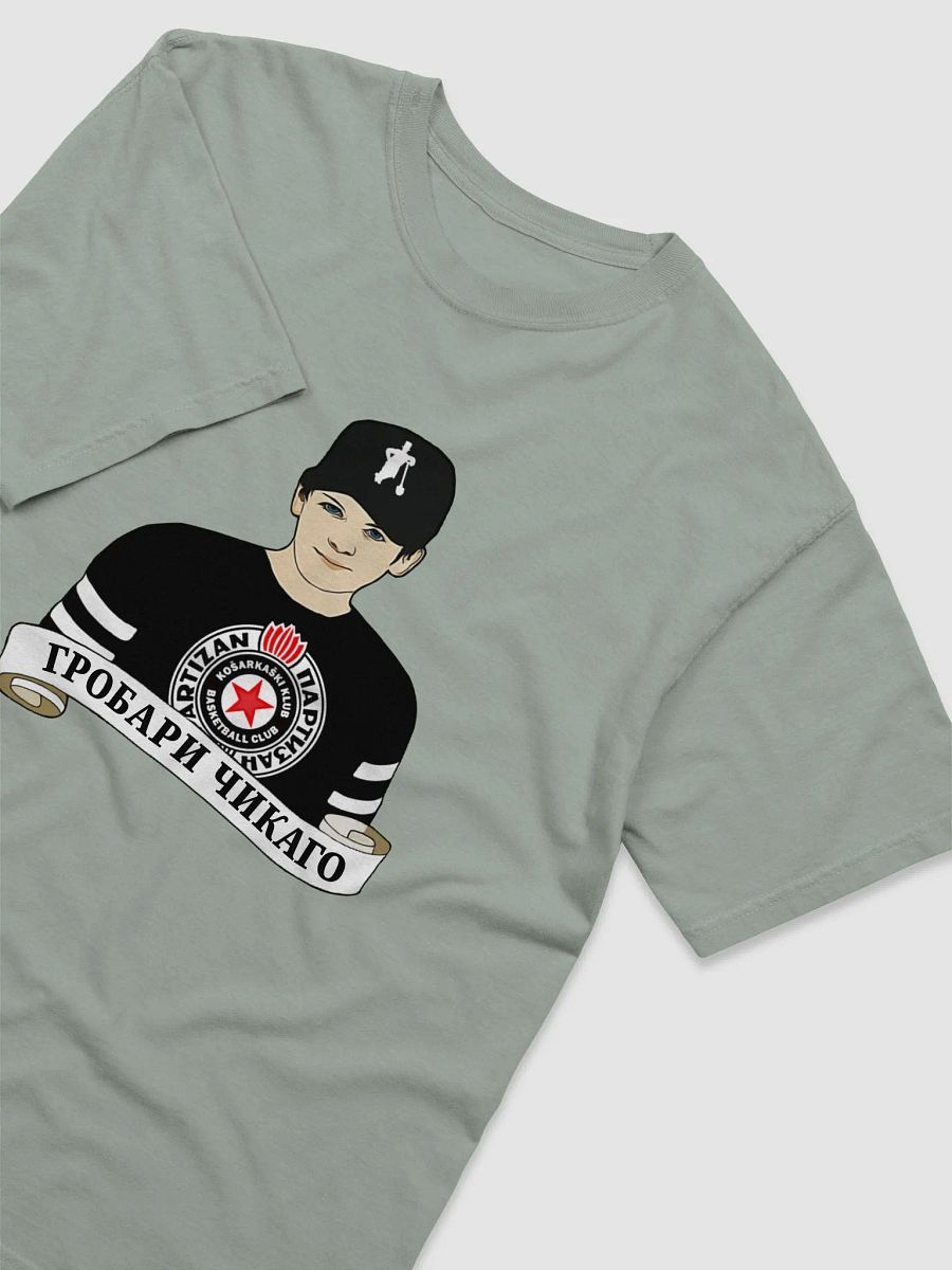 Grobari Čikago KK Partizan Comfort Colors Garment-Dyed Heavyweight T-Shirt product image (3)
