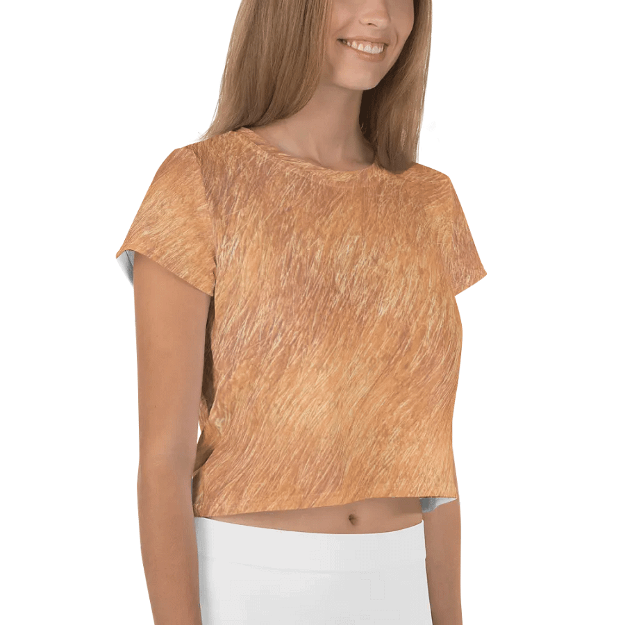 Orange Cat Crop Tee product image (5)