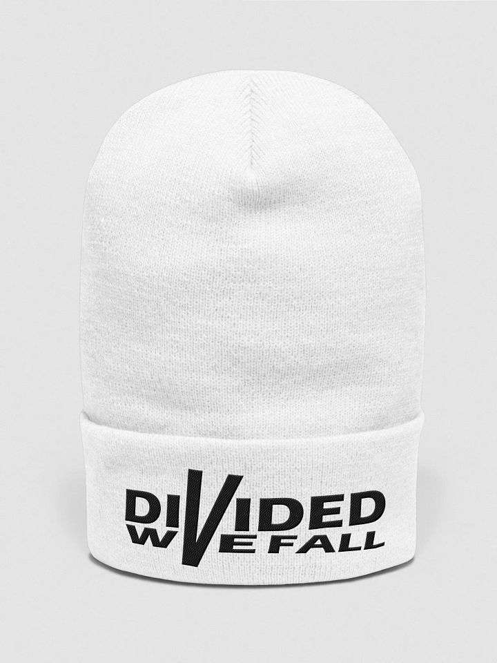 Divided We Fall - Black - Yupoong Cuffed Beanie product image (1)