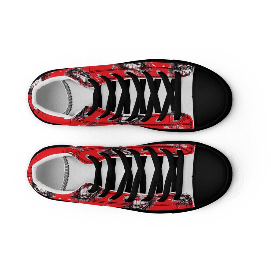 Sinister Clown Red Men's High Top Shoes product image (9)