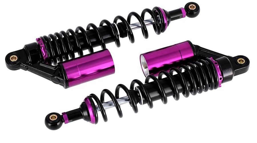 NM Set: Tuning-Federbeine 360mm, mit externen Ausgleichsbehälter, Schwarz/Violett product image (1)