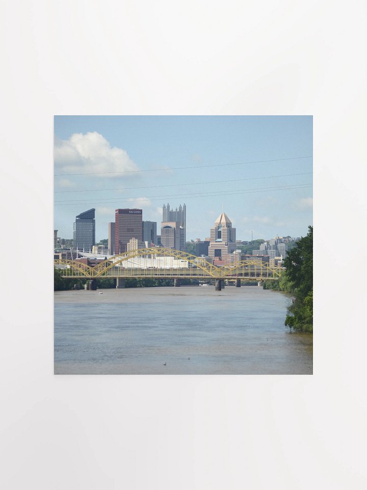 Pittsburgh - Downtown taken from Herr's Island - print/poster product image (1)