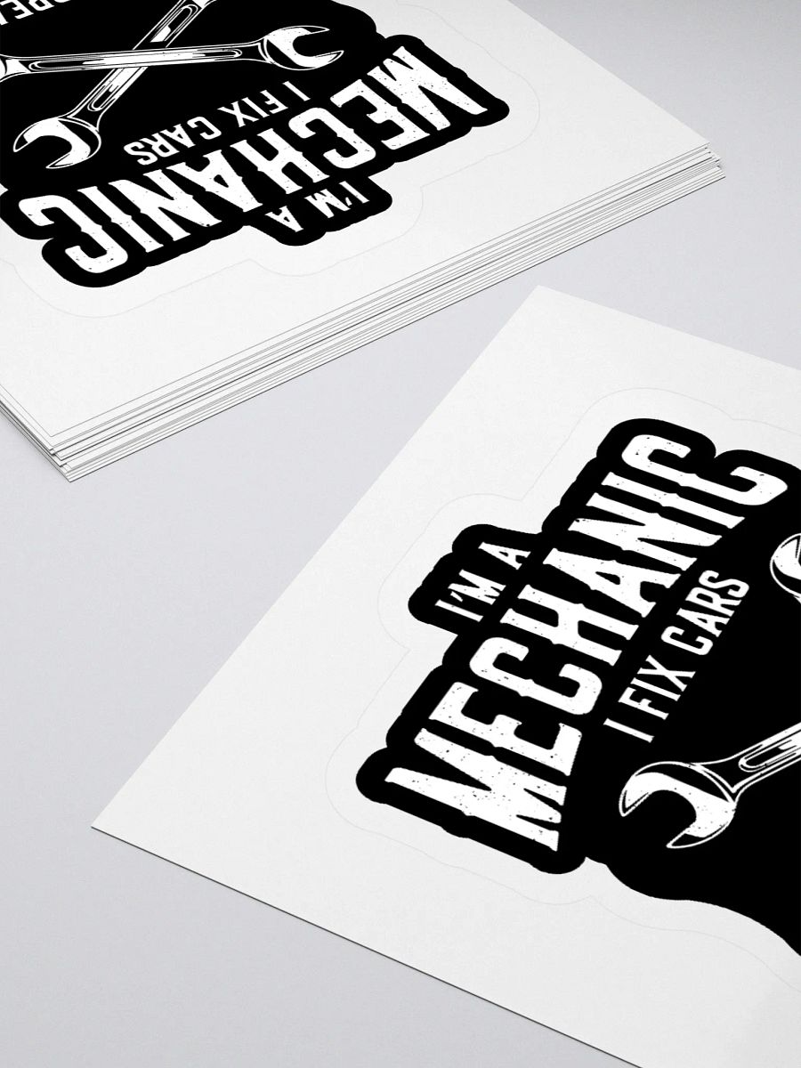 I Fix Cars Sticker – Funny Mechanic Garage Decal product image (11)