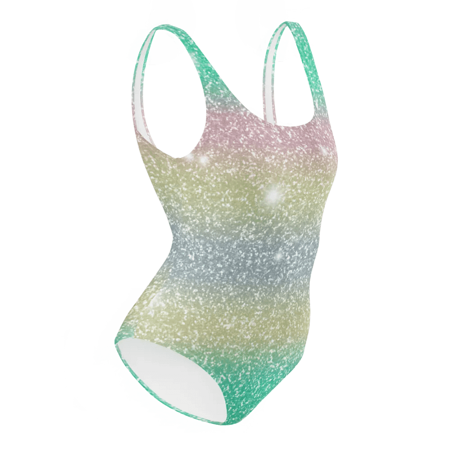 Glitter Unicorn Texture Design One Piece Swimsuit (1) product image (12)
