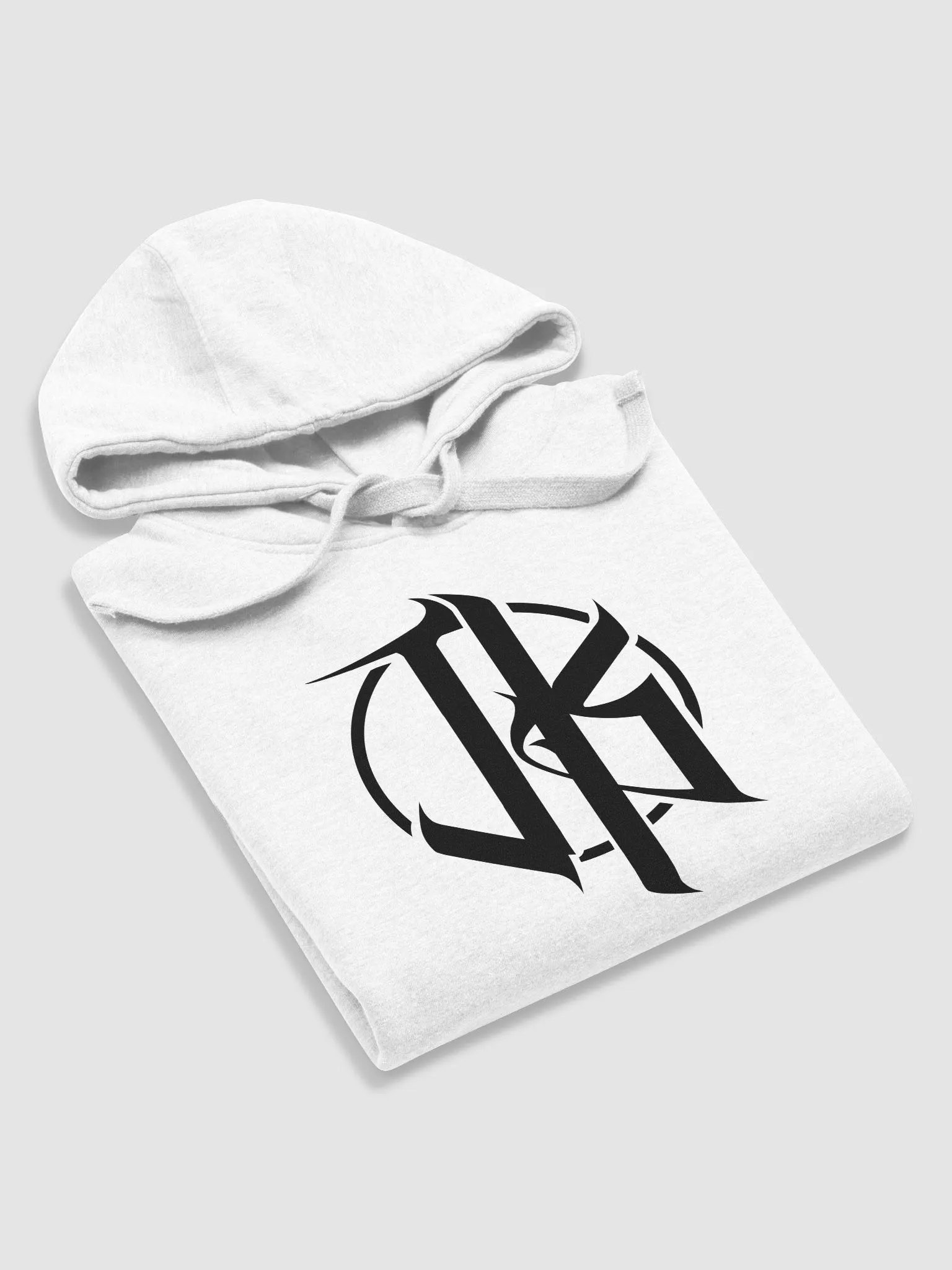 JK Logo Hoodie (Black on White) product image (6)