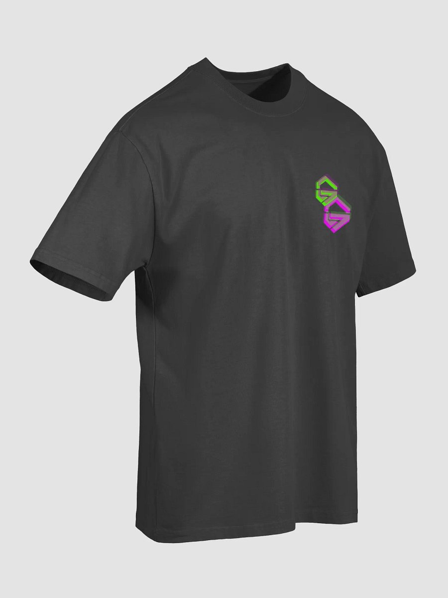 Oversized Faded T-Shirt - Black Unisex with GG Logo product image (7)