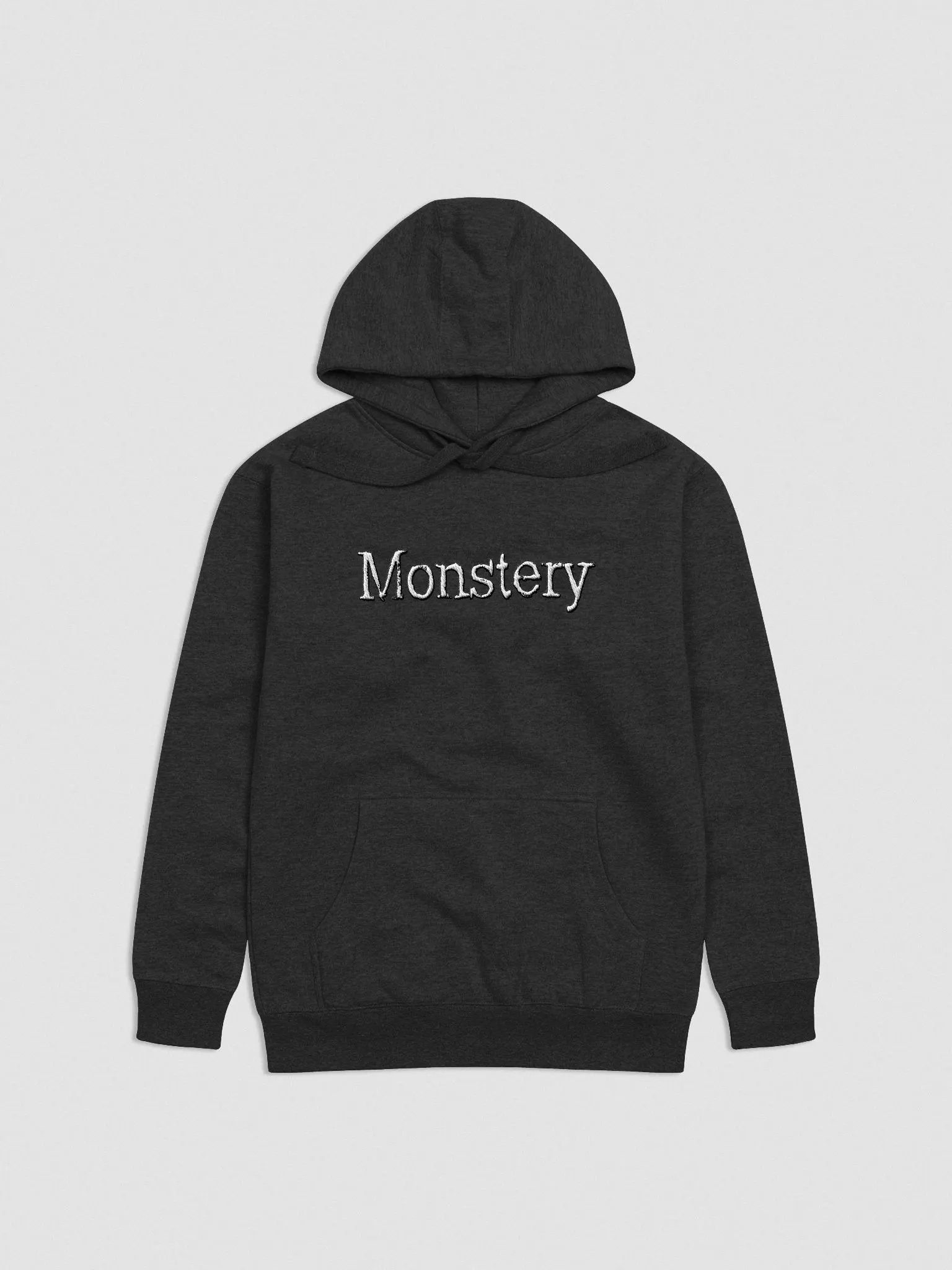 Monstery - simple embroidered hoodie product image (2)