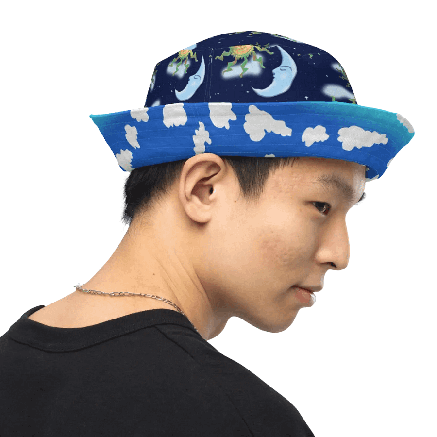 Clouds and Antique Sun Bucket Hat product image (12)