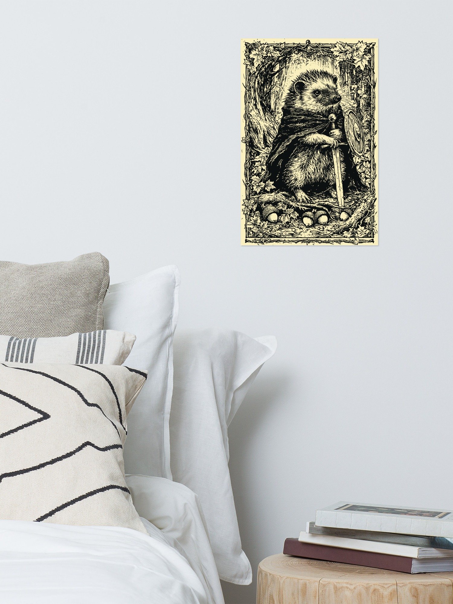 Hedgehog Guardian – Tiny Heroes Poster product image (2)
