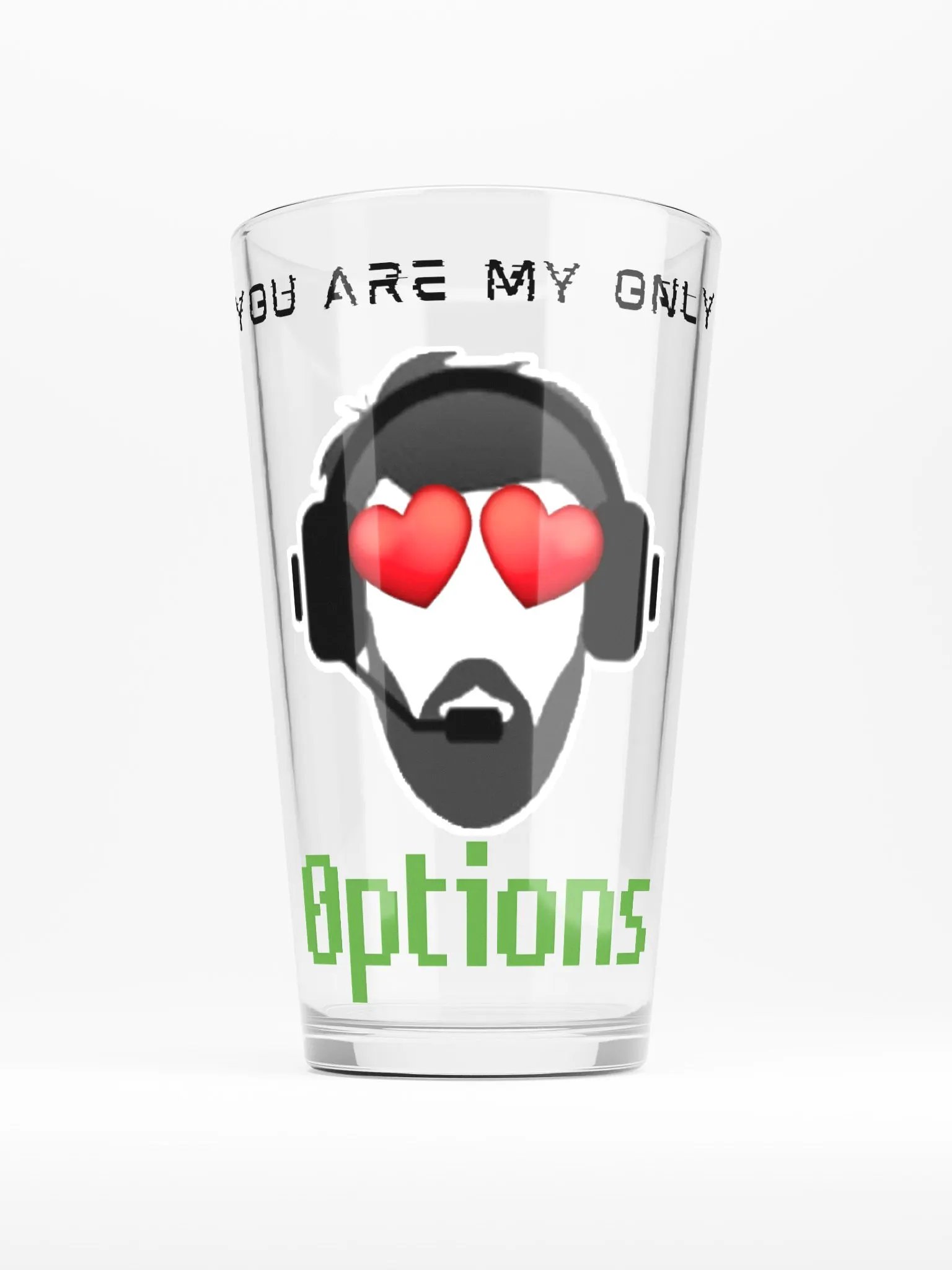 0nly 0ptions Pint Glass product image (1)