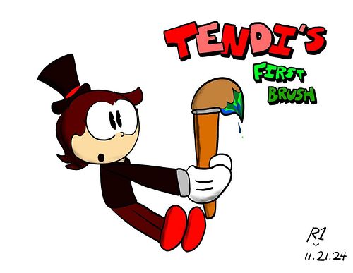 Here’s Tendi as a kid #oc #smg4fanart #smg4fancharacter #tendi #woomyhighway