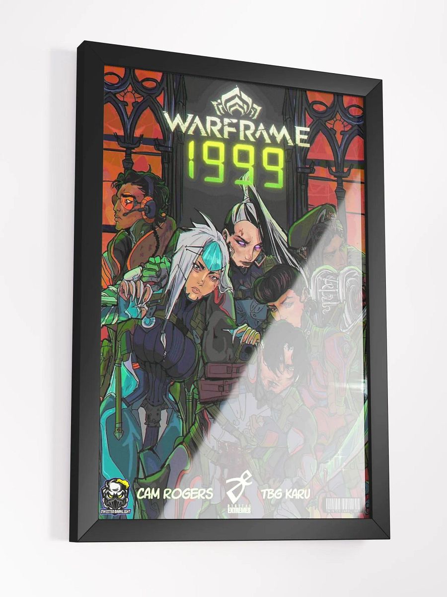 Limited Edition: Warframe 1999 boarderless Comic Cover Poster by CAM ROGERS and TBG KARU. - Size 12" x 18" product image (3)