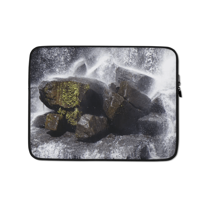 Waterfall Rocks Laptop Sleeve product image (1)