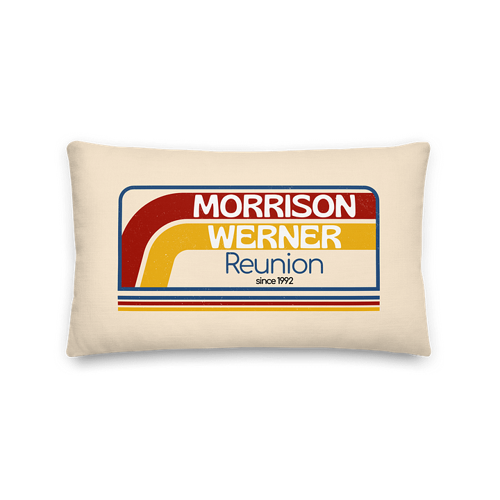 "Retro Stripes" Premium Pillow product image (1)