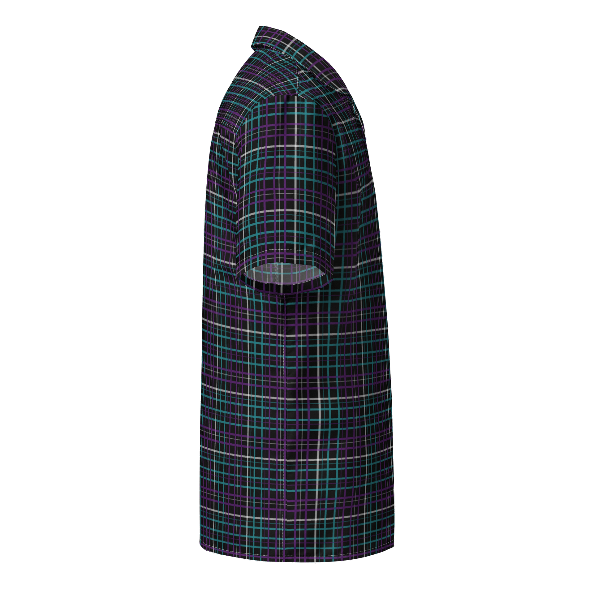 Black Plaid Button-Up Shirt product image (4)