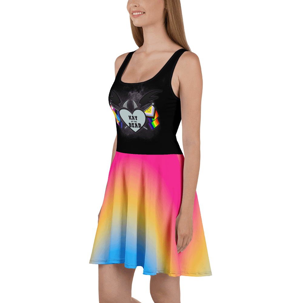 Kay_of_the_Dead Pride Logo Dress With Pansexual Pride Skirt product image (1)