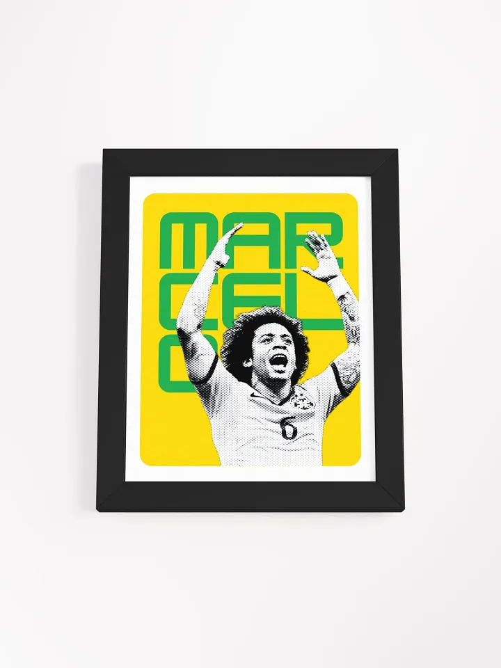 Marcelo BW Brazil Name Art Framed Print product image (2)