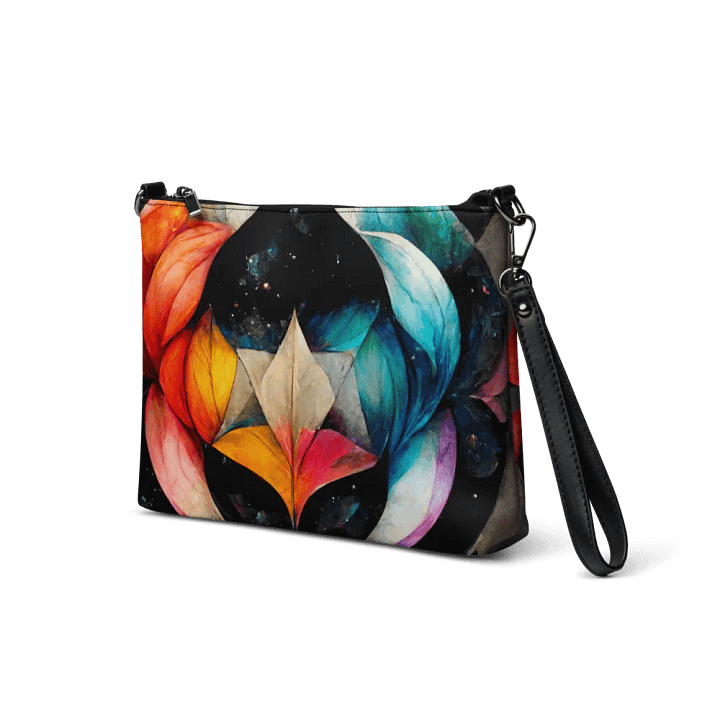 faux leather Charcoal Dreams All-Over Crossbody Bag product image (2)