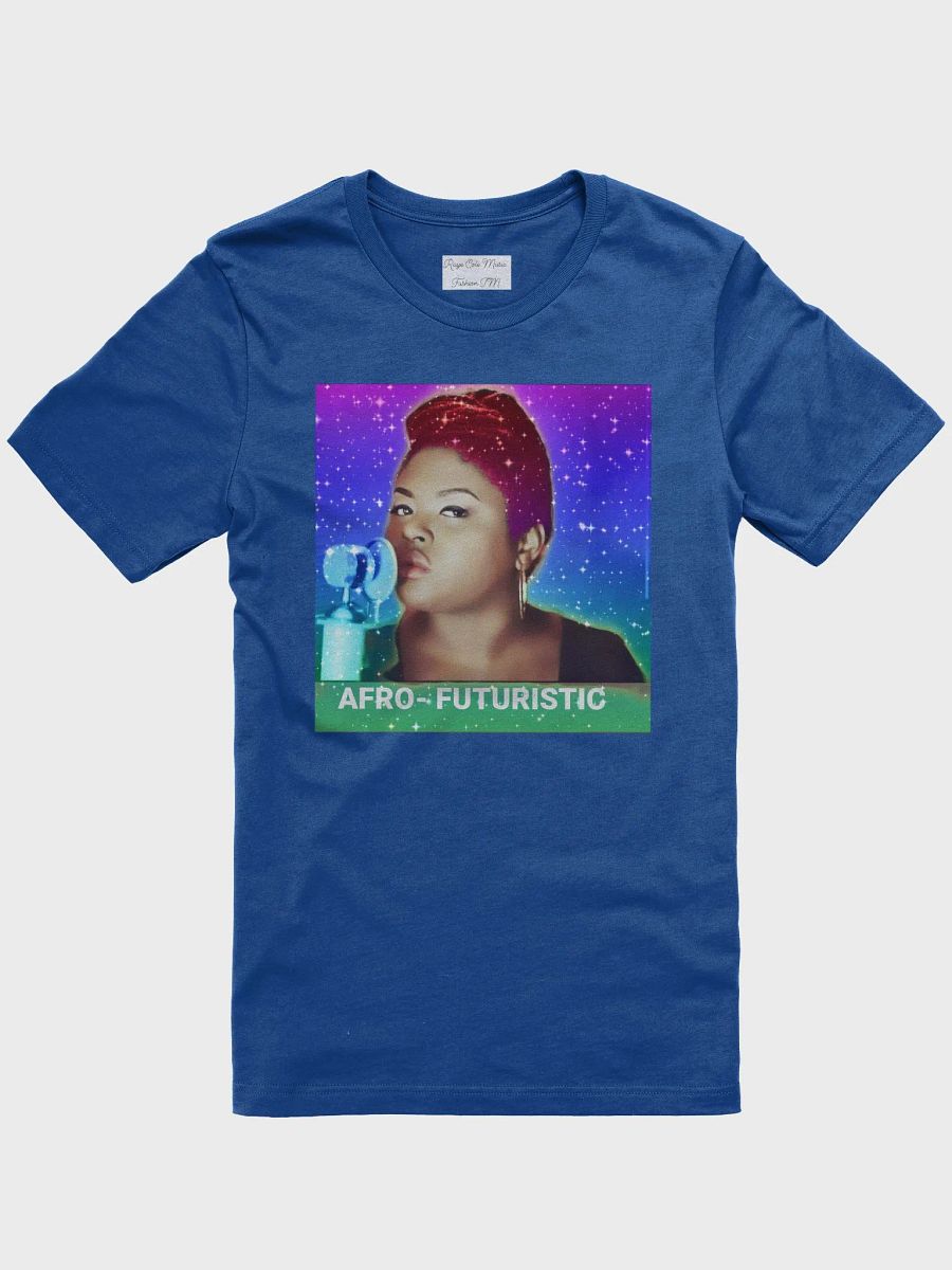 Afro-Futuristic T Shirt Blue product image (1)