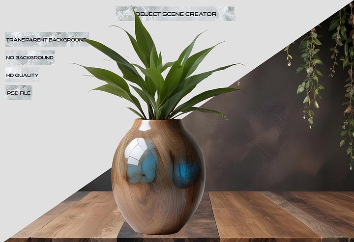 Celestial Grace – Vase PNG product image (2)