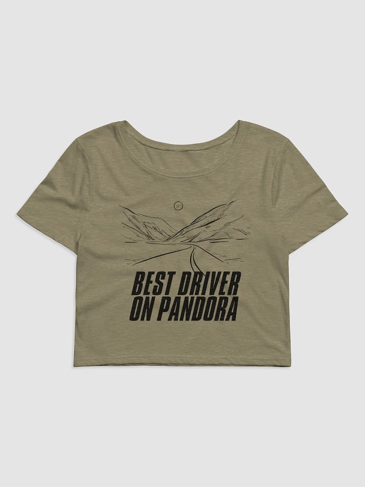best driver on pandora! crop tee product image (1)