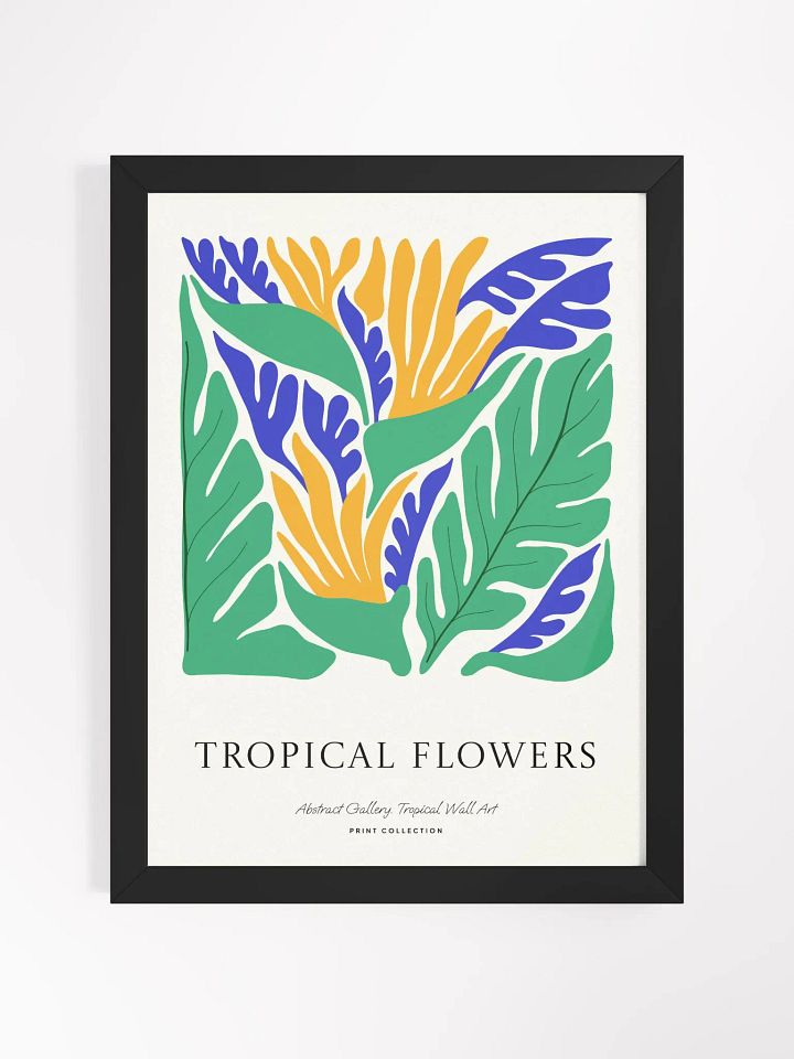 Tropical Flowers - Framed Poster product image (1)