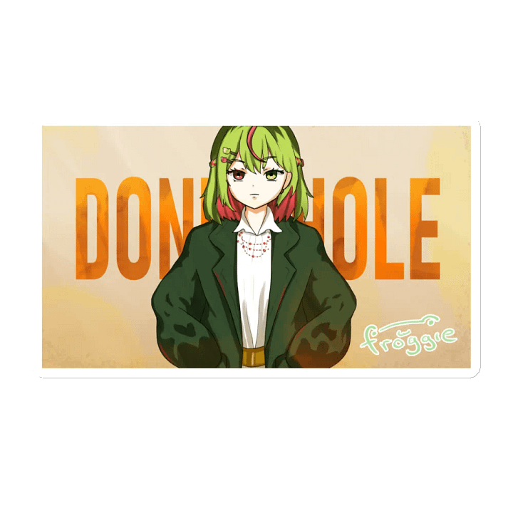 Froggie Donut Hole Digitally Signed Magnet product image (1)