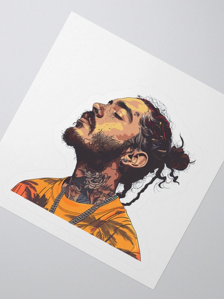 Posted Up Laptop Sticker product image (2)