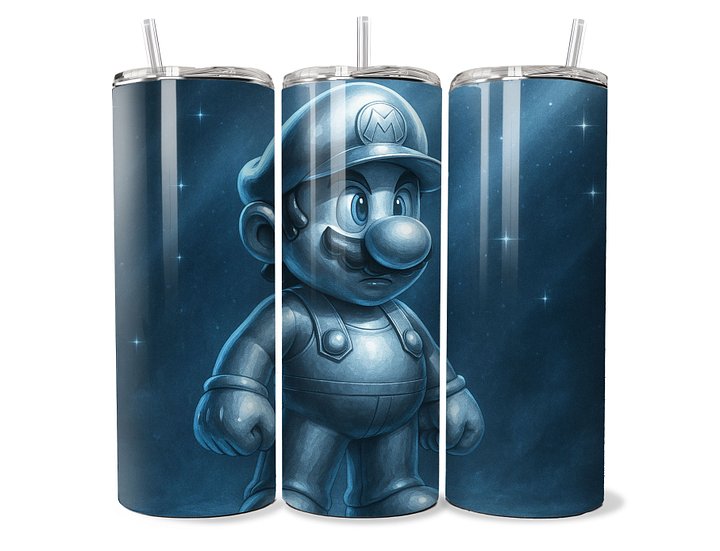 Super Mario – Metallic Hero 20oz Stainless Steel Tumbler product image (1)