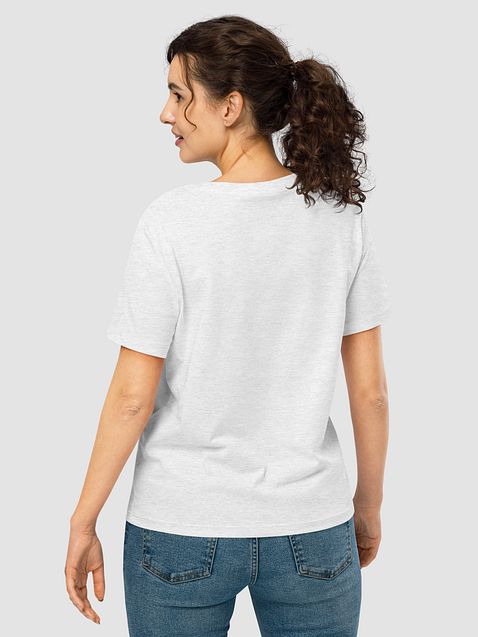 Photo showing Stanley/Stella Women's Organic Ribbed Neck T-Shirt