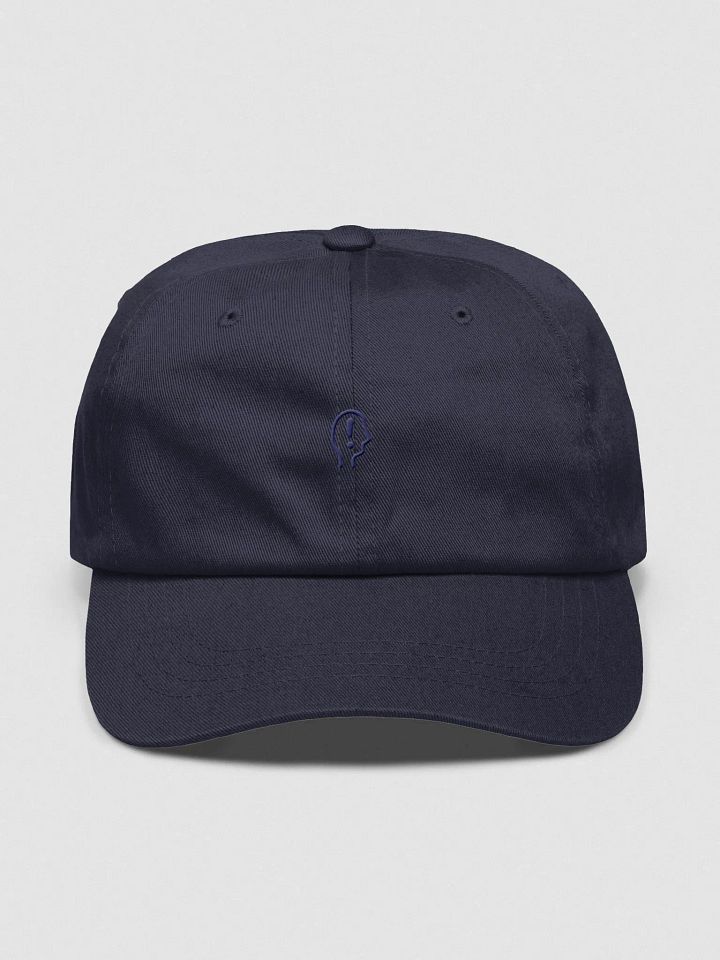 EXCLAIMING MENTALLY (sm. design, navy thread) classic dad hat product image (33)