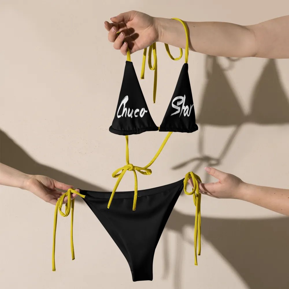 Chuco Star All-Over Print Recycled String Bikini product image (9)