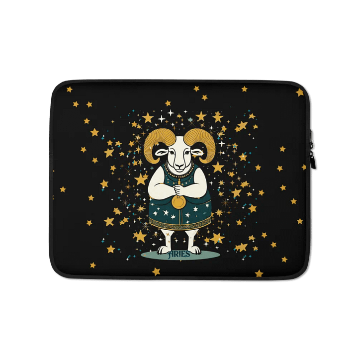 Aries 2025, Adorable Ram, Laptop Sleeve product image (1)