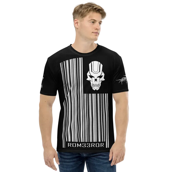 ROM33ROR American Flag Shirt Black (AOP) product image (1)