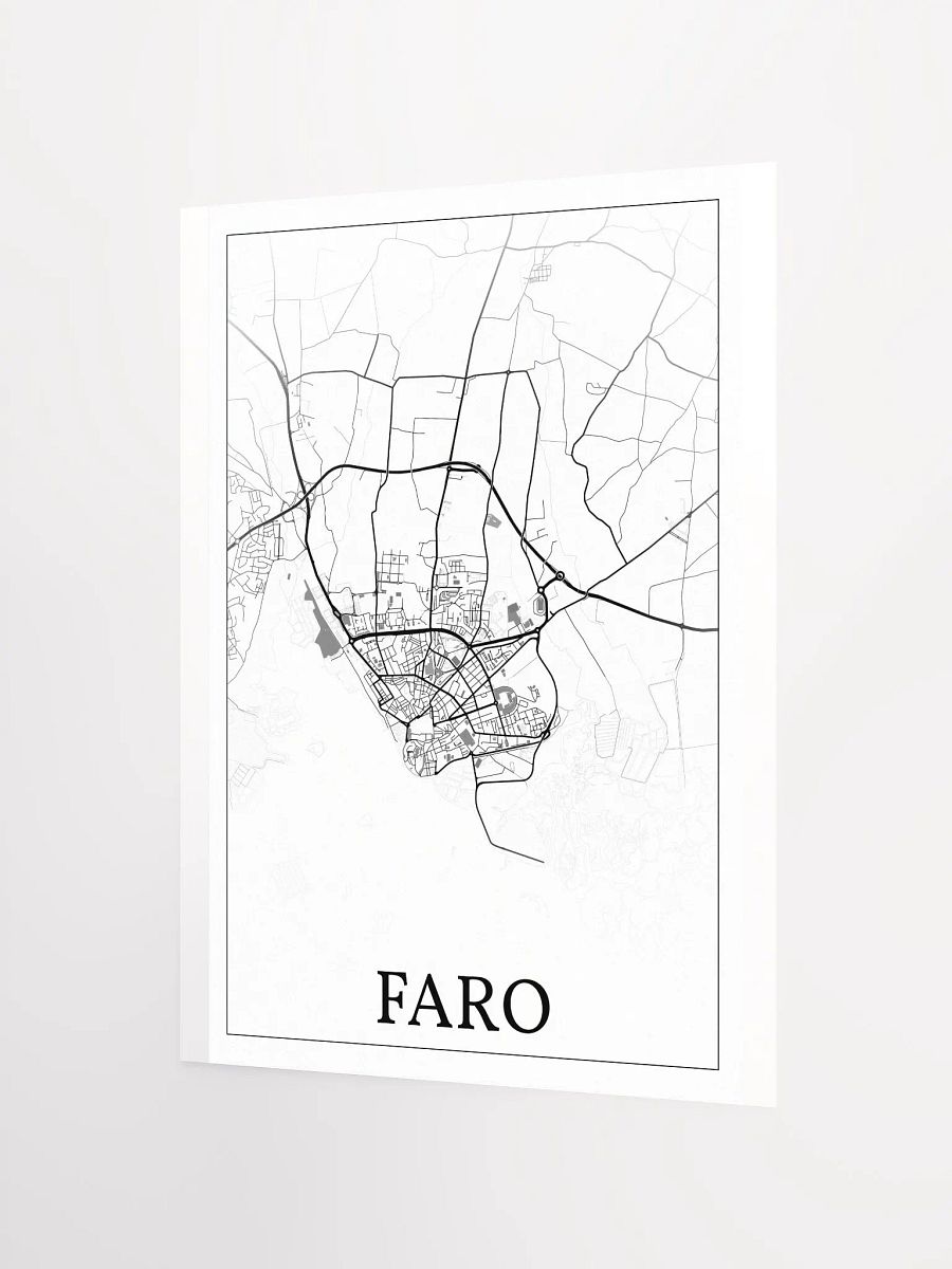 Faro, Portugal, city map print product image (7)