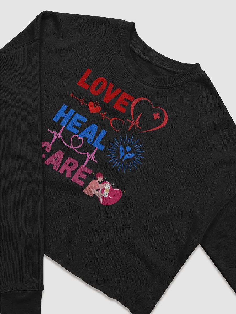 Love Heal Care Crop Sweatshirt product image (9)